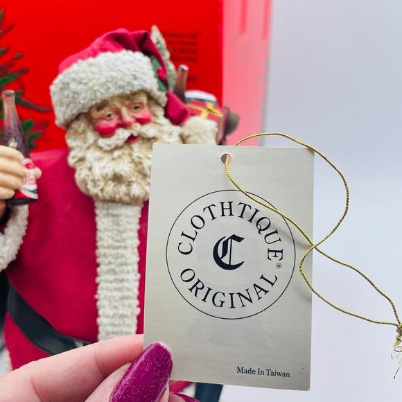 Vintage Clothique Possible Dreams Santa Claus Pepsi Cola Bottle Cap Figure 1989 - Picture 11 of 12